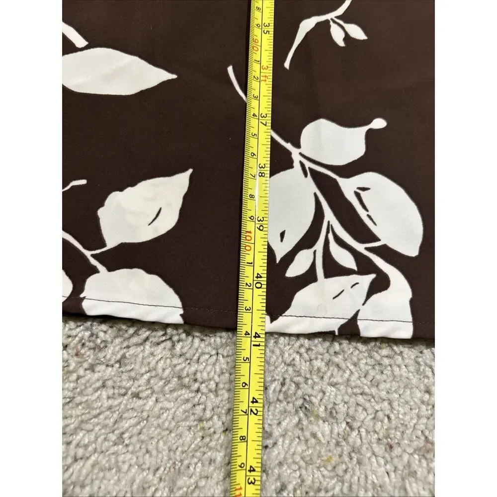 Abercrombie & Fitch size LT Large Tall Dress Cutout Midi/Maxi Floral Brown F26
